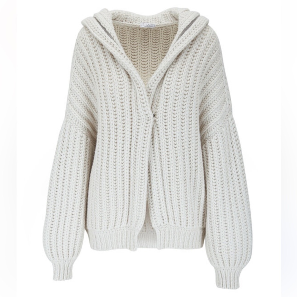 Brunello Cucinelli heavy cashmere hoodie xs